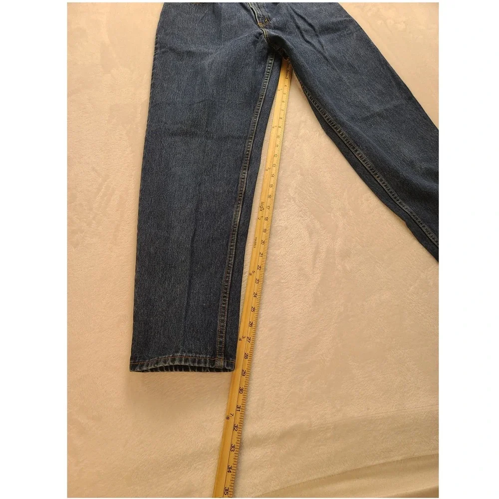 Levis 550 Jeans Men's 29x29 Relaxed Fit‎ Tapered Leg Denim Blue Vintage NWOT